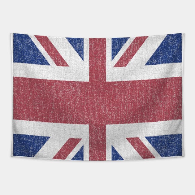 Worn UK Flag Tapestry by Eric03091978