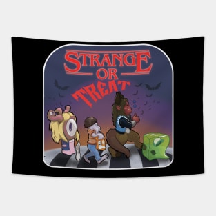 Strange Or Treat Tapestry