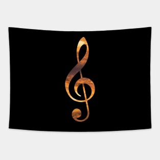 Treble Clef - Sunset Tapestry