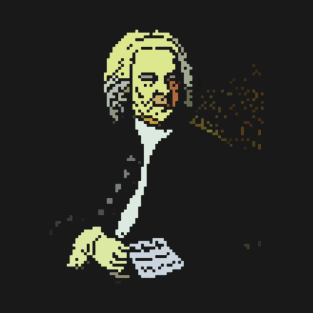 J.S. Bach 8-Bit Pixel Art T-Shirt