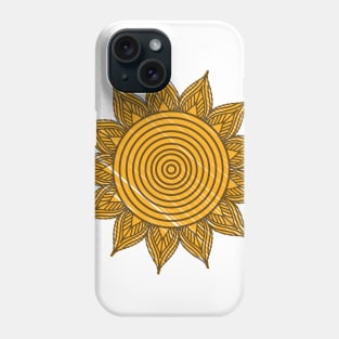 Bright Sun Mandala Phone Case