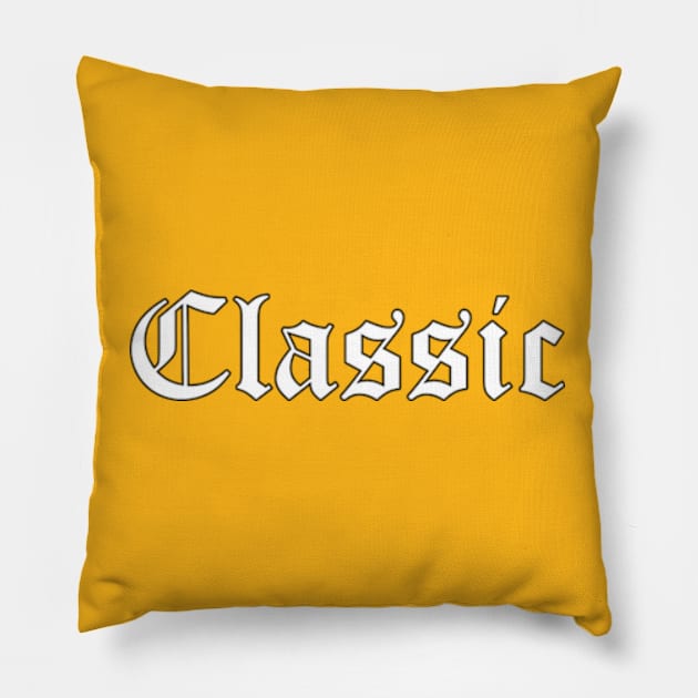 Unveiling the Timeless Tapestry of Classic Words Pillow by coralwire