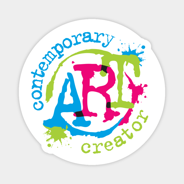 Contemporary Art Creator Magnet by goldengallery