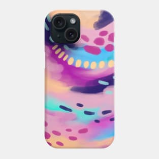 Bright Pink Abstract Phone Case