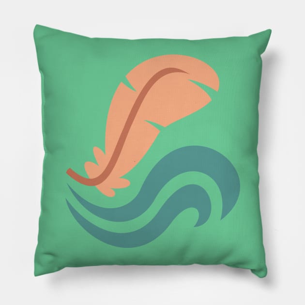 Zephyr Breeze Cutie Mark My Little Pony Pillow by Rutger_J