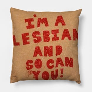 I'm A Lesbian And So Can you Pillow