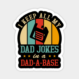 DAd A Base Dad funny Gift For Men Father day Magnet