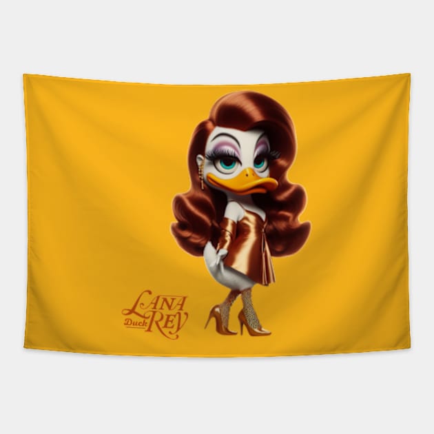 Lana Duck Rey Tapestry by Tiger Mountain Design Co.