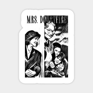 mrs doubtfire Magnet