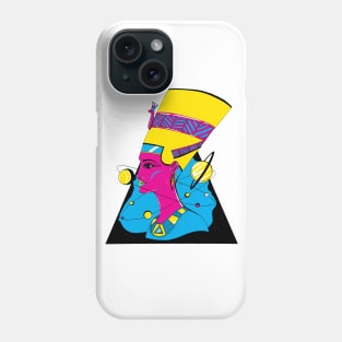 CMYK Nefertiti and The Stars Phone Case