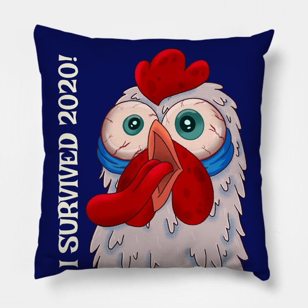 I Survived 2020! Pillow by RochelPark