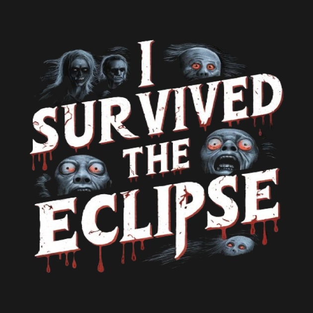 I Survived The Eclipse Funny Eclipse 2024 shirt -Eclipse Tee by ARTA-ARTS-DESIGNS