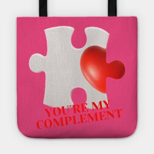 PUZZLE YOU´RE MY COMPLEMENT Tote