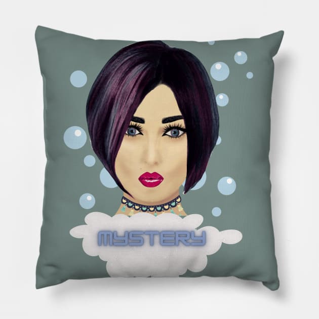 Mystery Girl Pillow by all days is our day