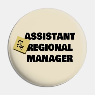 Assistant (to the) Regional Manager Pin