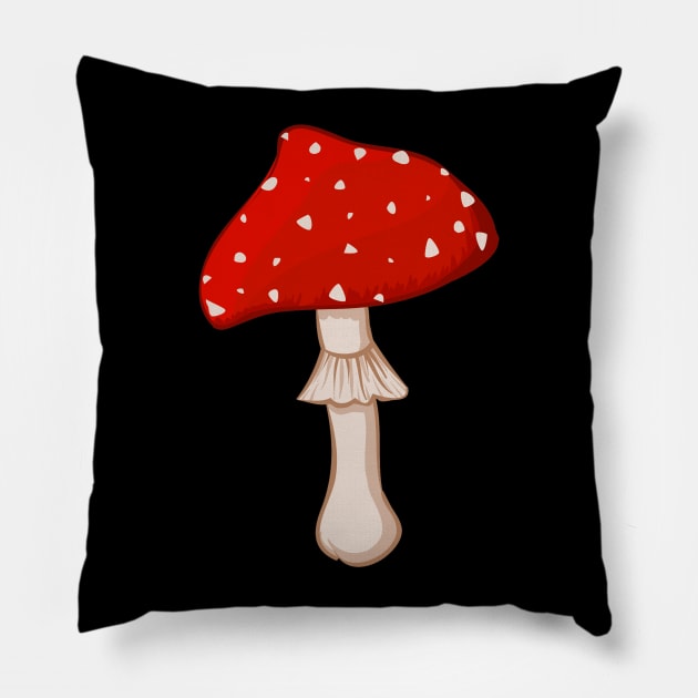 Amanita Mushroom Pillow by TambuStore