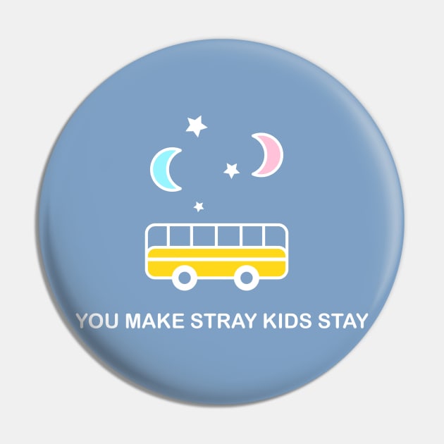 STRAY KIDS "side effects" Bus Pin by KPOPBADA