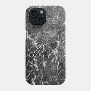 Black marble Phone Case