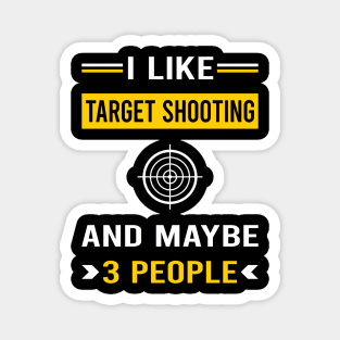 3 People Target Shooting Magnet