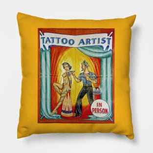 tattoo artist Pillow