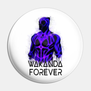 Wakanda Forever Black Panther Pin