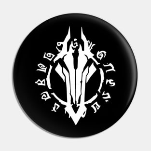 Darksiders Rune White Pin