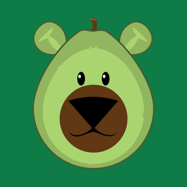 Bear faced avocado by wuxter