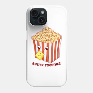 Butter Together Kawaii Popcorn Butter Phone Case