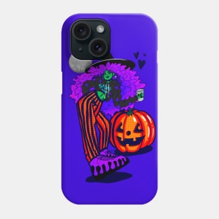 Curly witch Phone Case