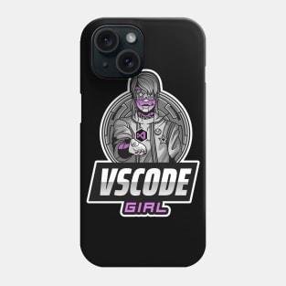 VSCode Girl - Visual Basic Phone Case