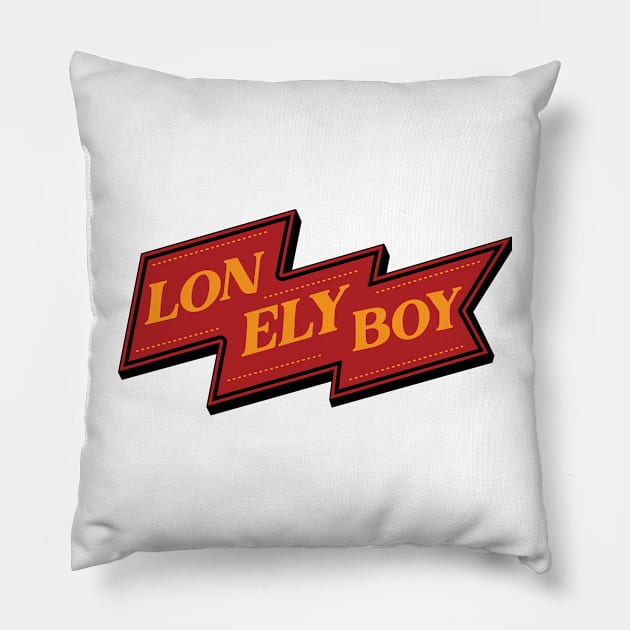 Lonely Boy Pillow by kindacoolbutnotreally