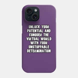 Unlock Your Potential For Gamer And Player Phone Case