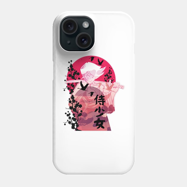 Anime Samurai Girl Phone Case by Toda Loca