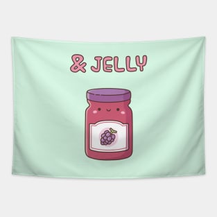 Cute Grape Jelly Jam Jar Tapestry