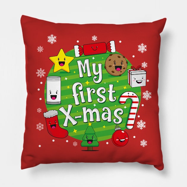 My First Christmas Pillow by Bubsart78