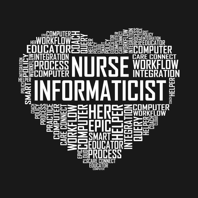 Nurse Informaticist Heart by LetsBeginDesigns