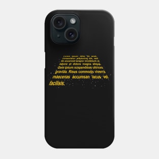 Lorem Ipsum Opening Crawl Phone Case