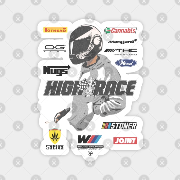 High Racer Magnet by Wrongteeshirt