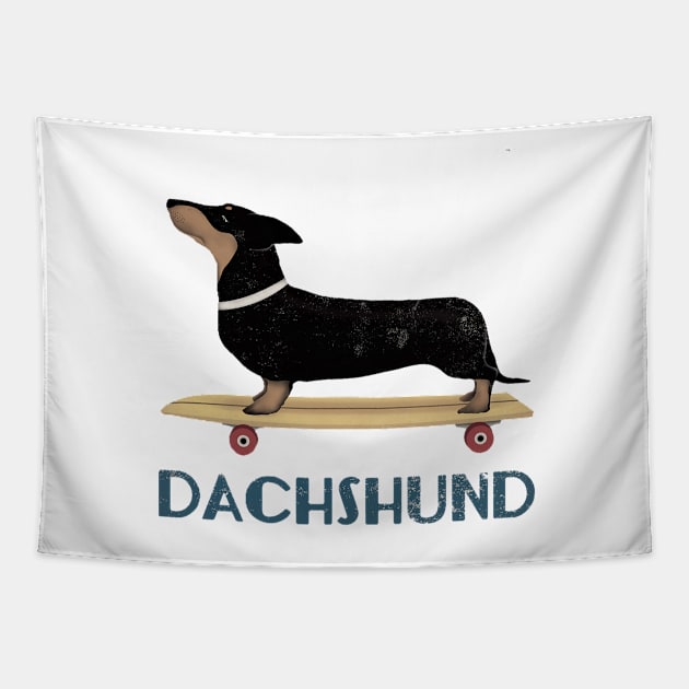 Dachshund Tapestry by Brucento