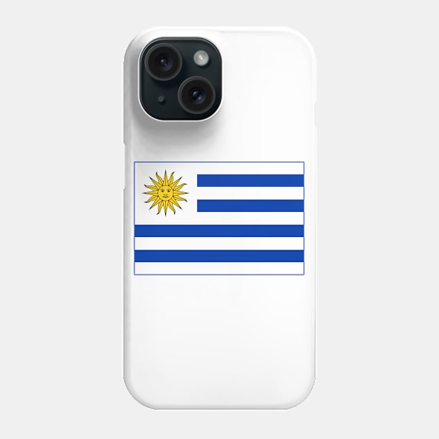 Flag of Uruguay Phone Case by COUNTRY FLAGS
