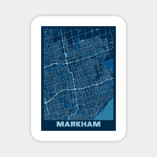 Markham - Canada Peace City Map Magnet