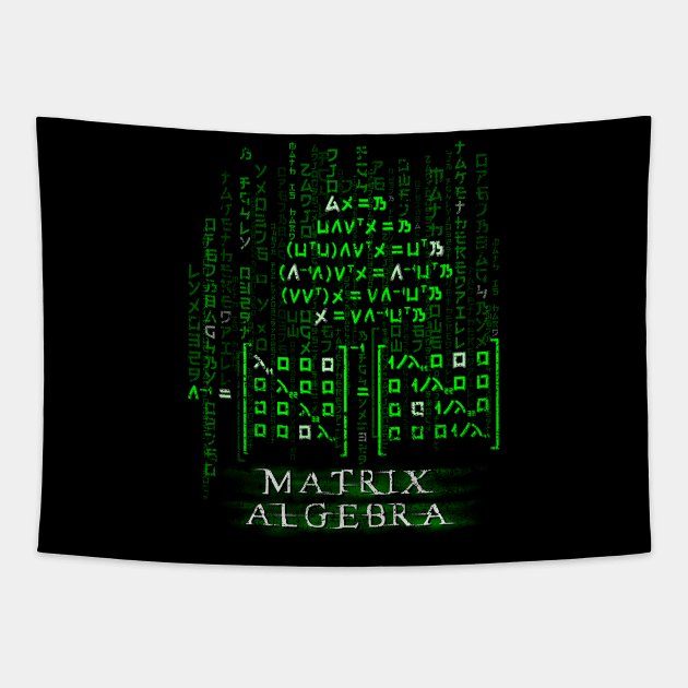 Matrix Algebra Tapestry by kg07_shirts