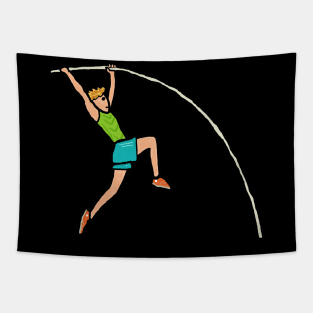 Pole Vaulting Tapestry