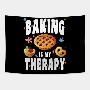 BAKING IS MY THERAPY CULINARY ART ARTISAN BAKERY BAKED GOODS Tapestry