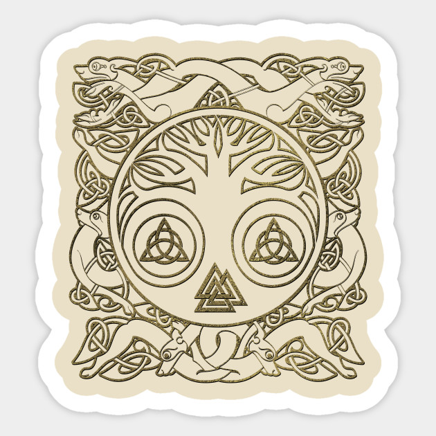 tree of life - yggdrasil - tree of life - sticker | teepublic