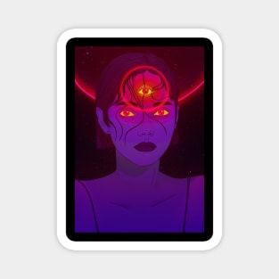 Psychonaut Girl (GIF) Magnet