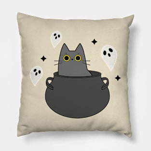 Witchy vibes cat Pillow