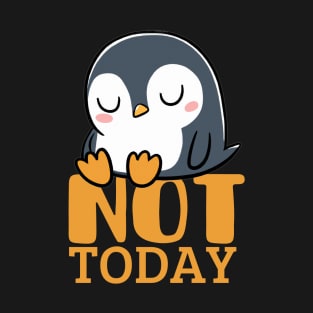 funny lazy penguin T-Shirt