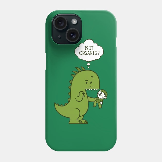 Healthy Dinosaur Phone Case by Schlogger