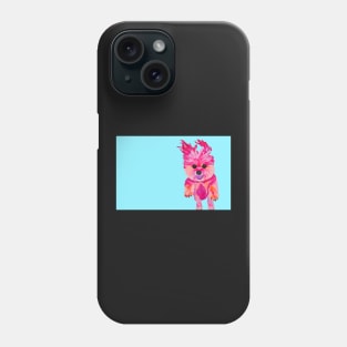 I Love Luz the Morkie in Blue Phone Case